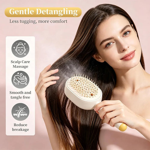 Electric Spray Retractable Air Cushion Comb