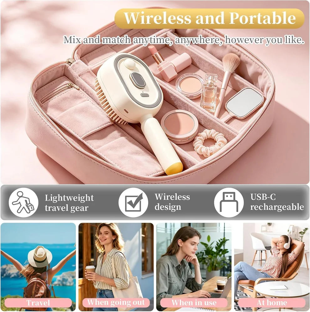 Electric Spray Retractable Air Cushion Comb